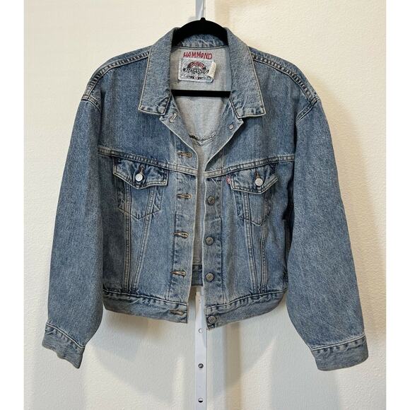 Vintage Authentic Levi's Denim Trucker Jacket Mens 77598-0291 MADE IN USA Size M - Picture 6 of 6